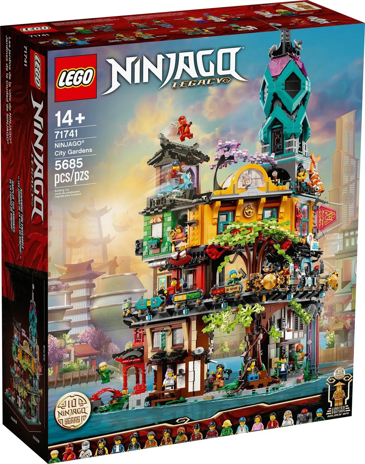 LEGO Ninjago 71741 NINJAGO City Gardens set, image 2