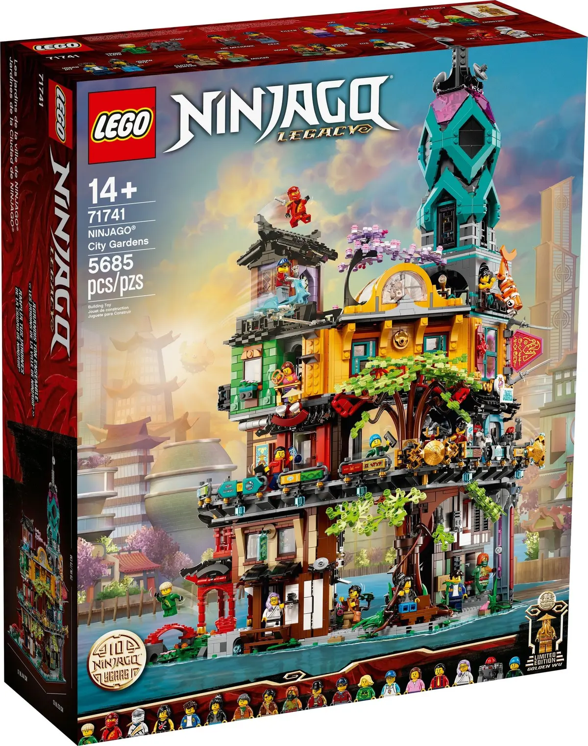 LEGO Ninjago 71741 NINJAGO City Gardens set, image 8