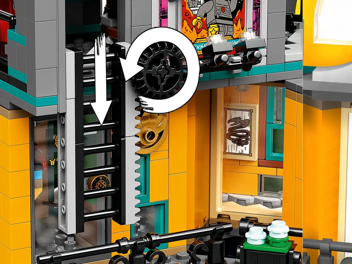 LEGO Ninjago 71741 NINJAGO City Gardens set, image 30