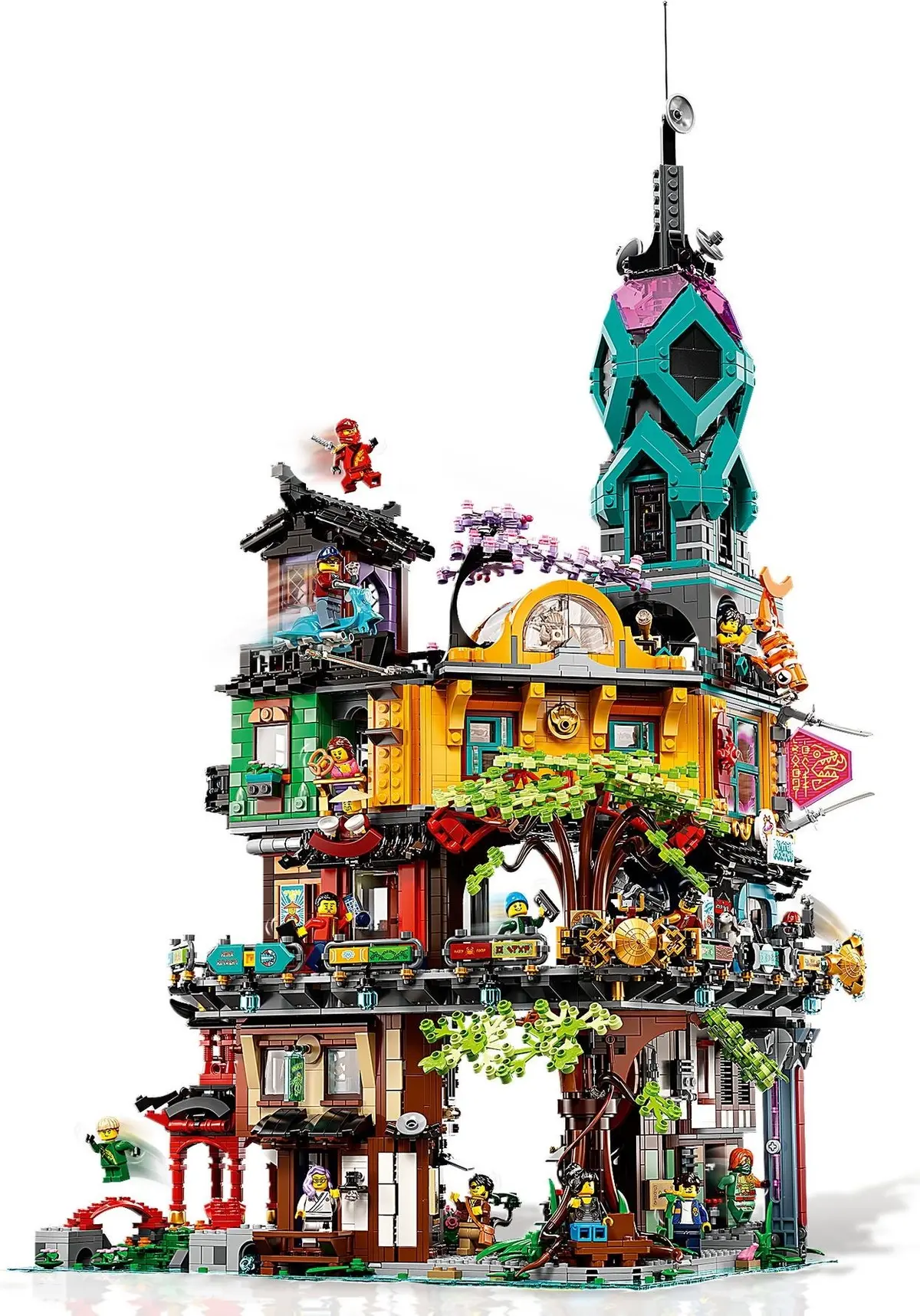LEGO Ninjago 71741 NINJAGO City Gardens set, image 25