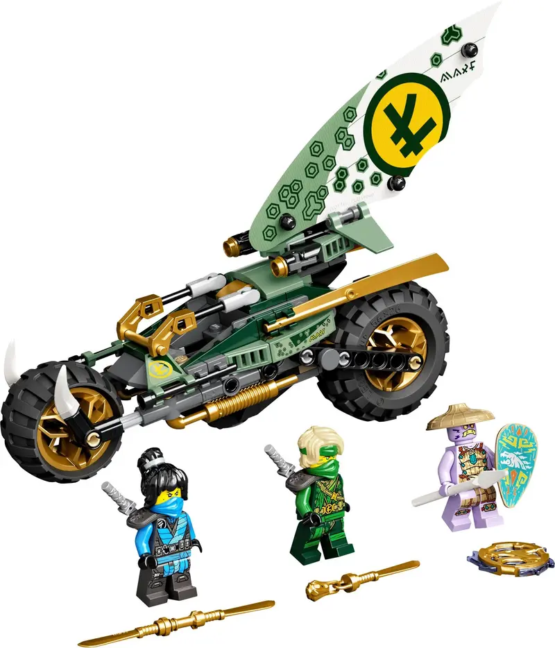 LEGO Ninjago 71745 Lloyd's Jungle Chopper Bike set