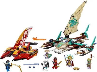 LEGO Ninjago 71748 Catamaran Sea Battle set