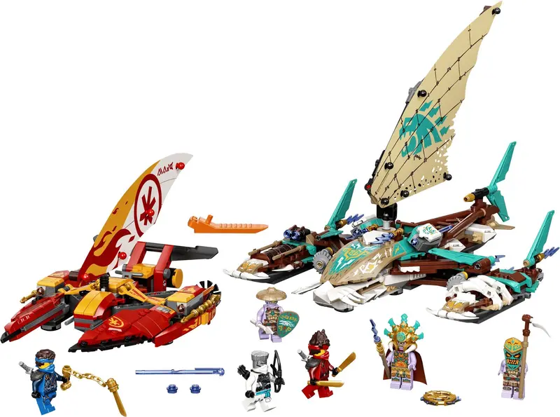 LEGO Ninjago 71748 Catamaran Sea Battle set