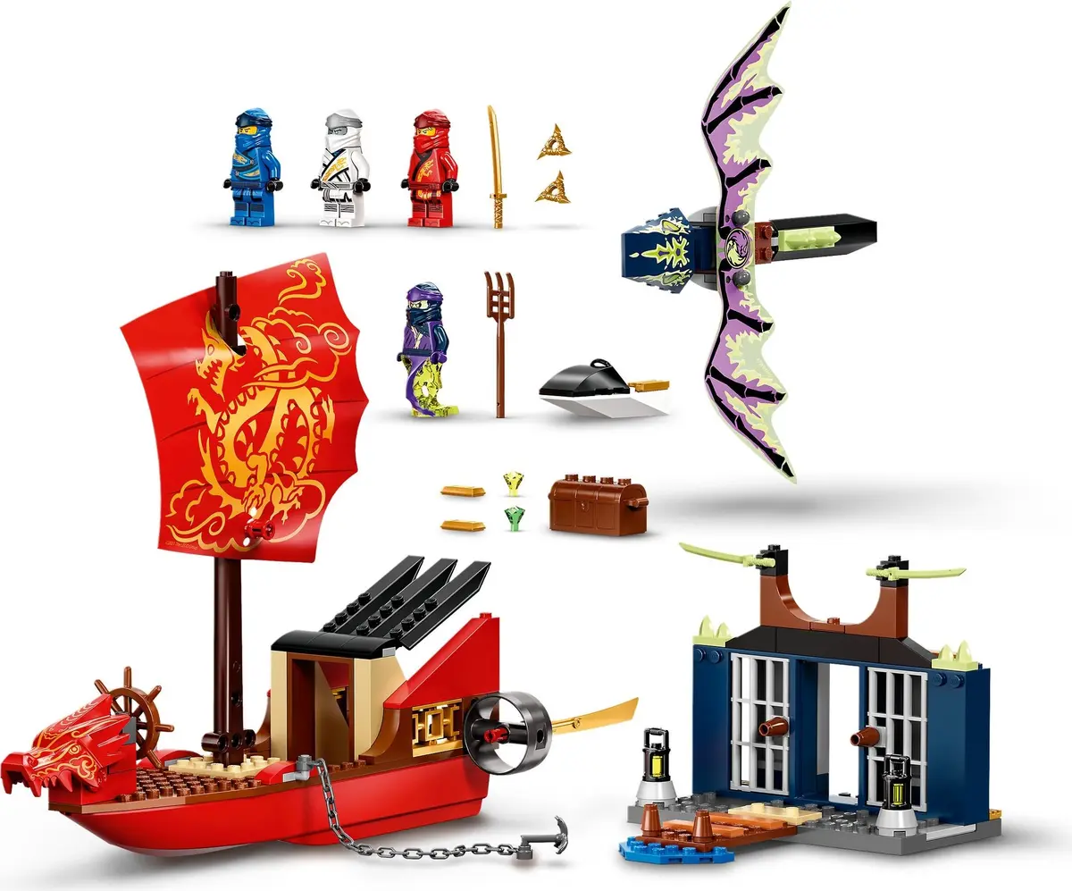 LEGO Ninjago 71749 Final Flight of Destiny's Bounty set, image 8