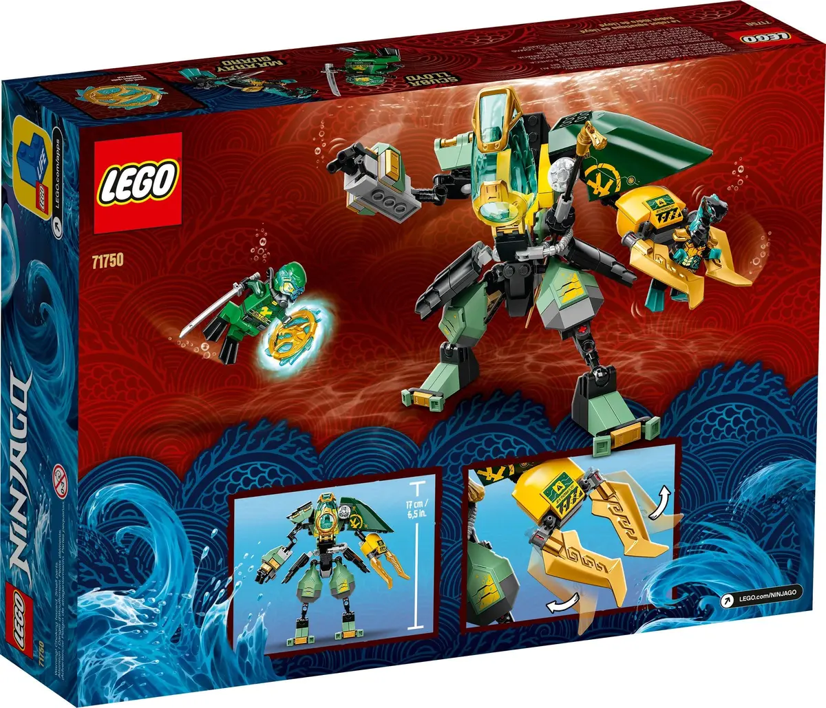 LEGO Ninjago 71750 Lloyd's Hydro Mech set, image 9