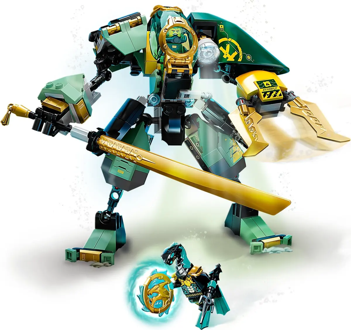 LEGO Ninjago 71750 Lloyd's Hydro Mech set, image 5