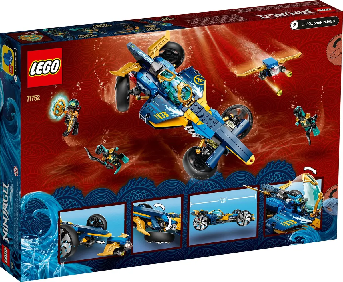 LEGO Ninjago 71752 Ninja Sub Speeder set, image 13