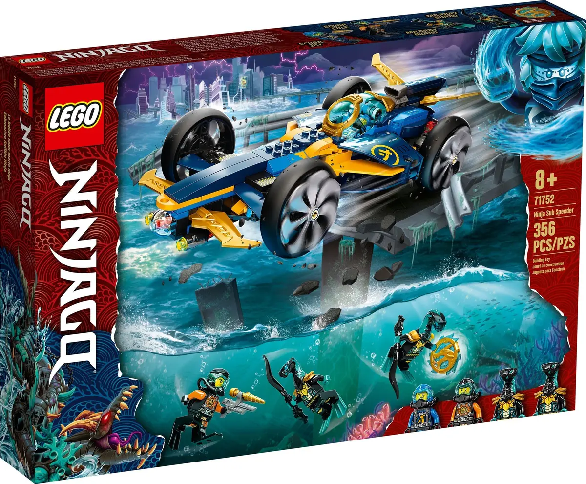 LEGO Ninjago 71752 Ninja Sub Speeder set, image 2
