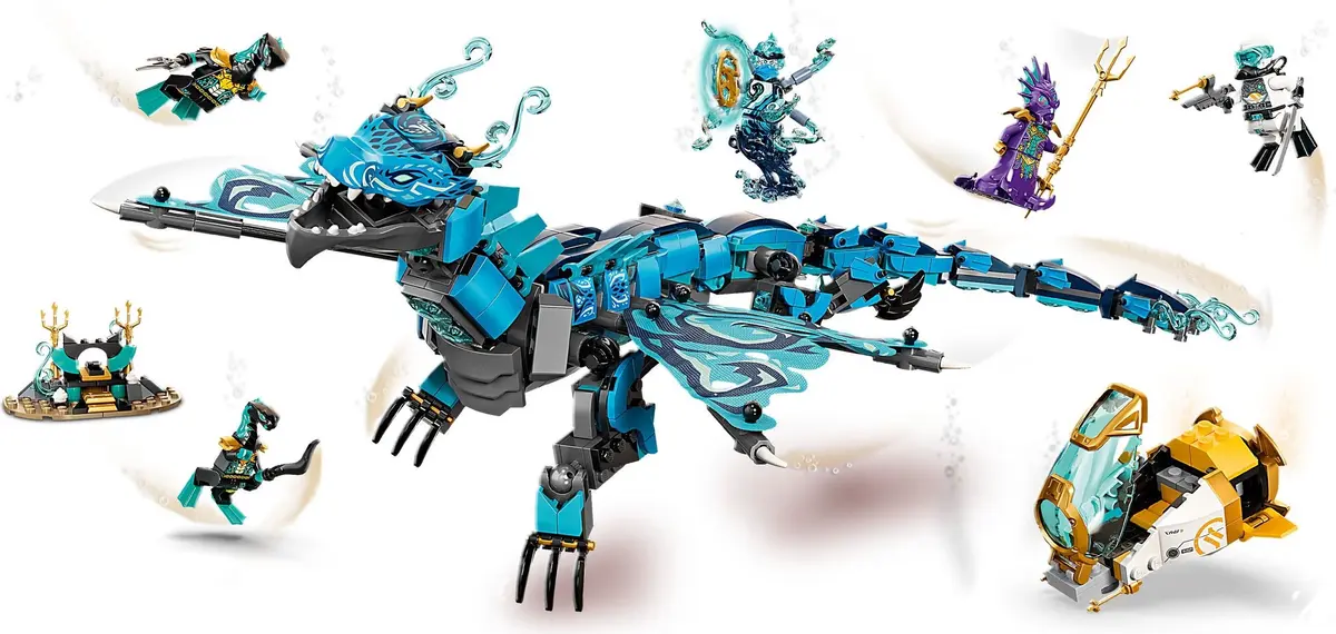 LEGO Ninjago 71754 Water Dragon set, image 8