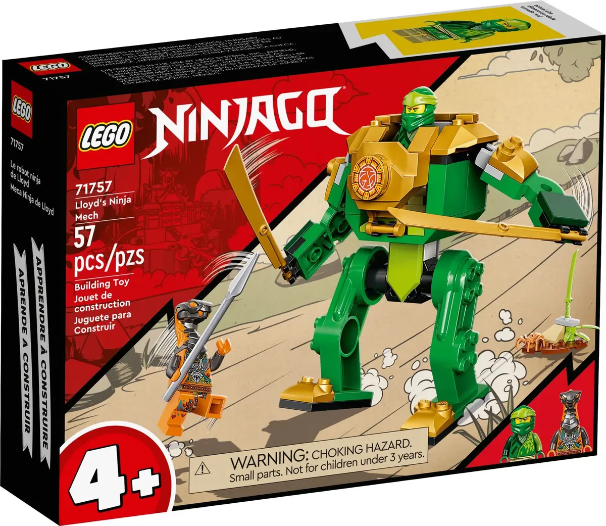 LEGO Ninjago 71757 Lloyd's Ninja Mech set, image 6