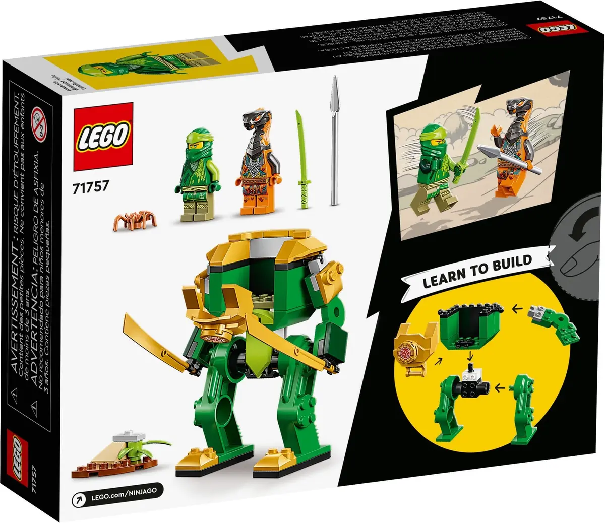 LEGO Ninjago 71757 Lloyd's Ninja Mech set, image 5