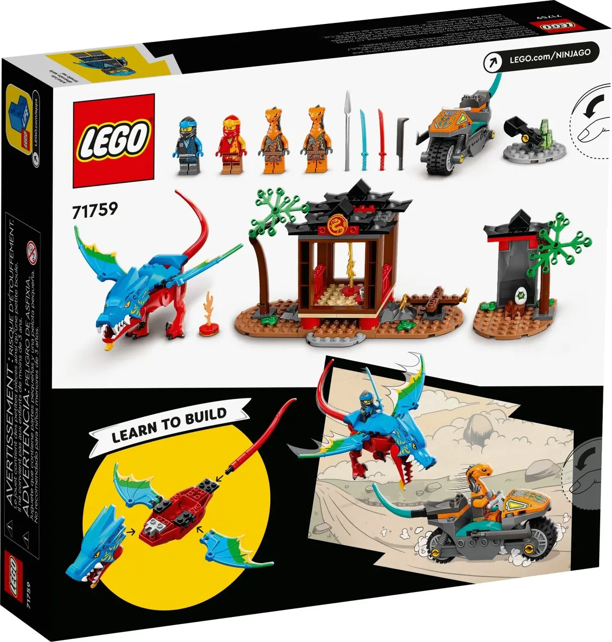 LEGO Ninjago 71759 Ninja Dragon Temple set, image 8