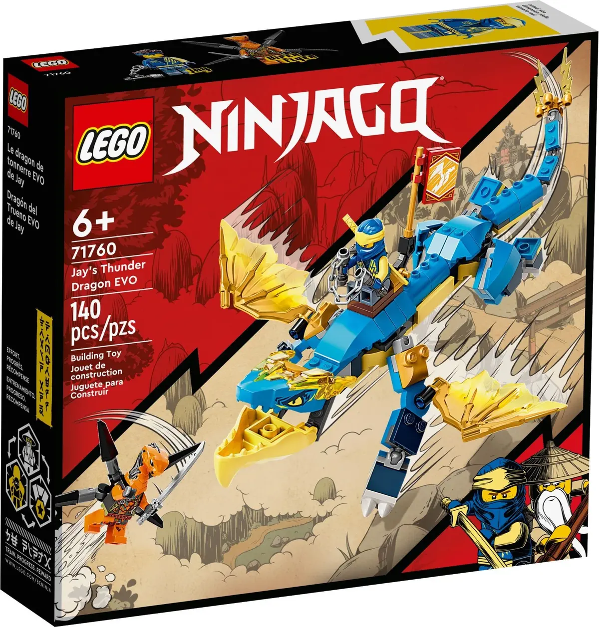 LEGO Ninjago 71760 Jay's Thunder Dragon EVO set, image 2