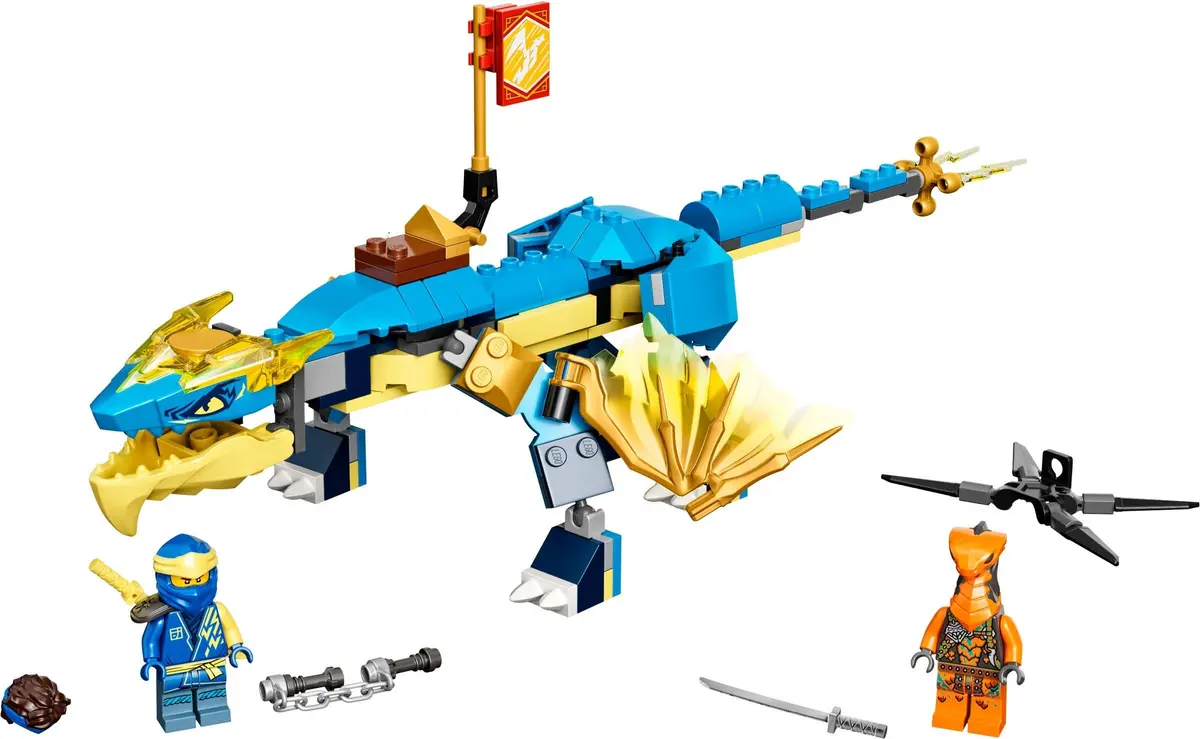 LEGO Ninjago 71760 Jay's Thunder Dragon EVO set