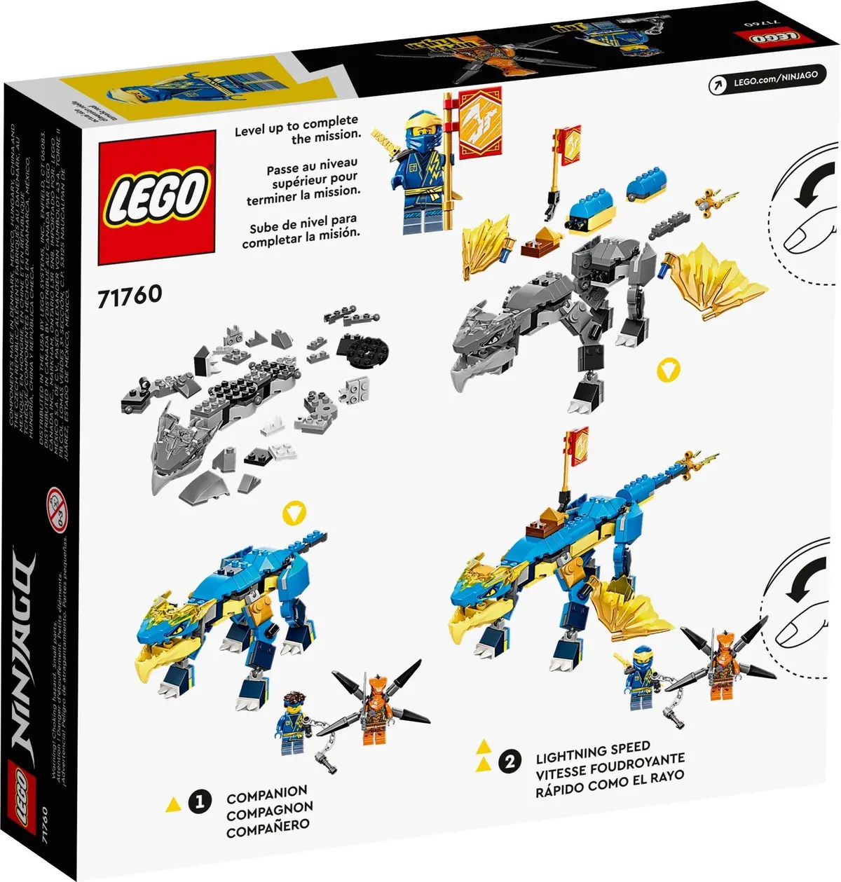 LEGO Ninjago 71760 Jay's Thunder Dragon EVO set, image 5