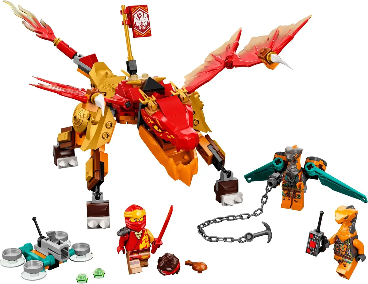 LEGO Ninjago 71762 Kai's Fire Dragon EVO set