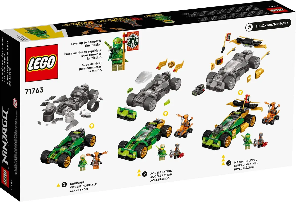 LEGO Ninjago 71763 Lloyd's Race Car EVO set, image 5