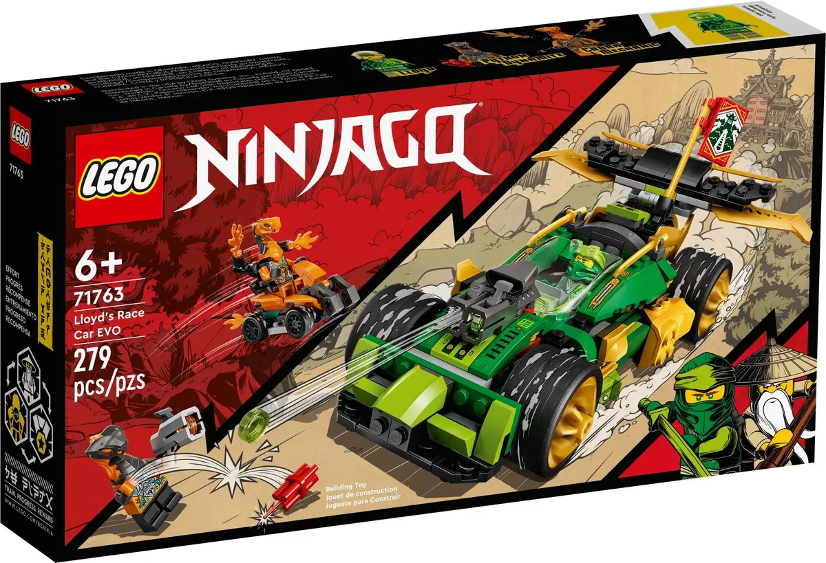 LEGO Ninjago 71763 Lloyd's Race Car EVO set, image 2