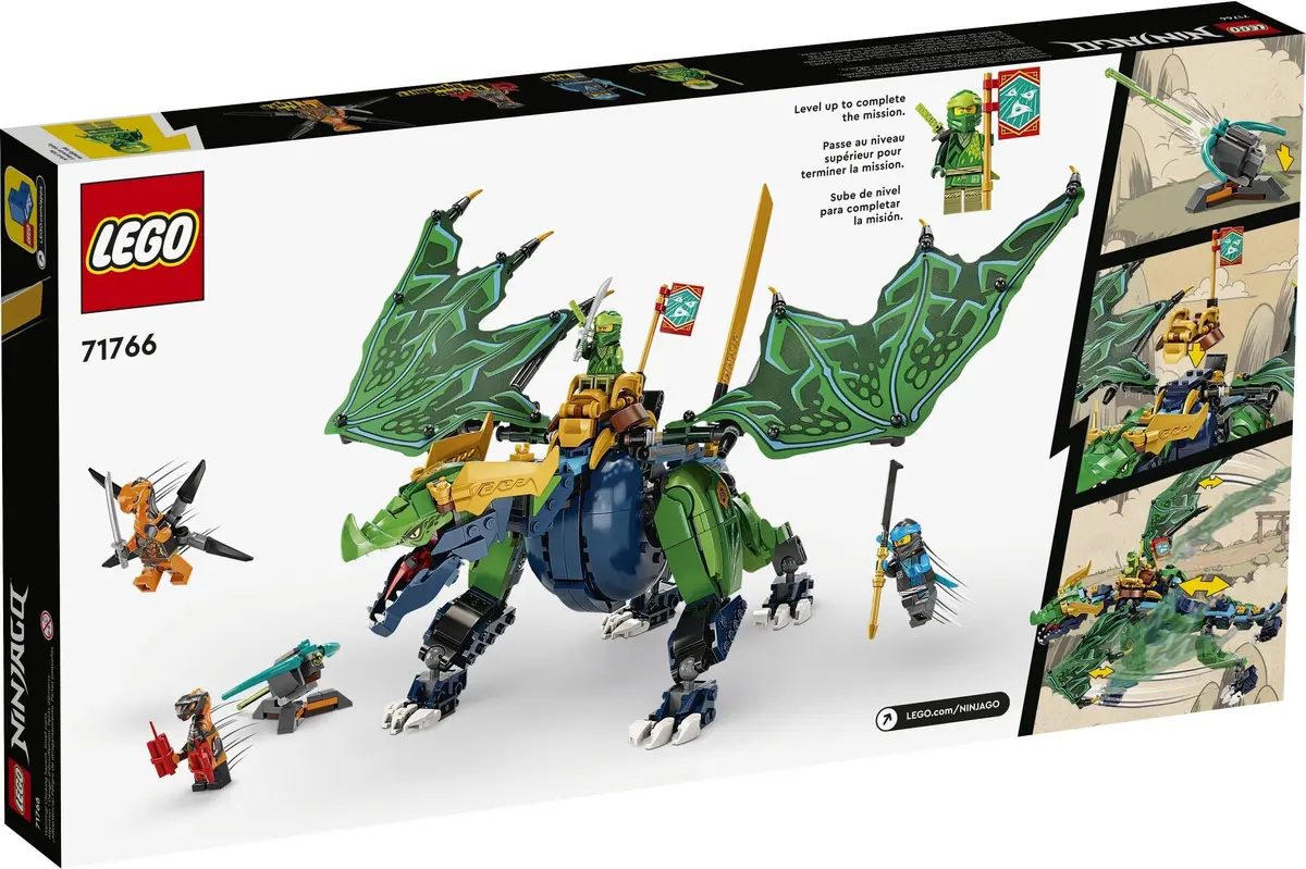 LEGO Ninjago 71766 Lloyd's Legendary Dragon set, image 7