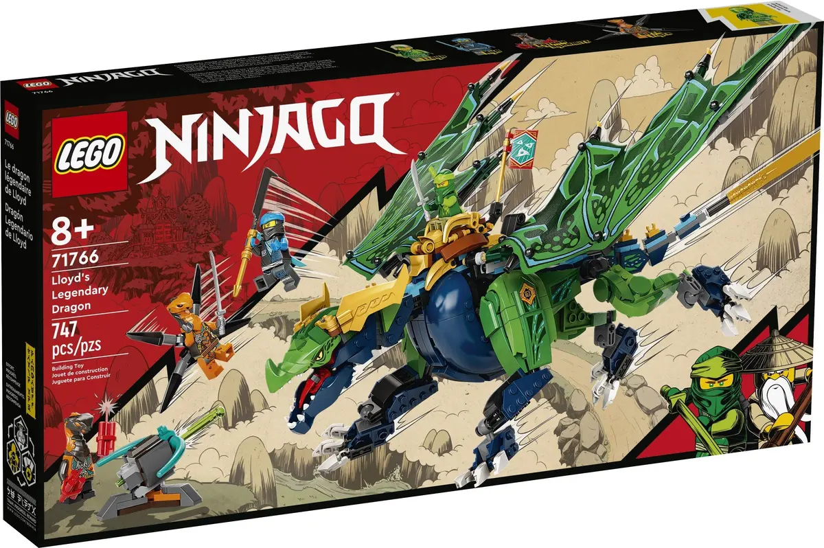 LEGO Ninjago 71766 Lloyd's Legendary Dragon set, image 2
