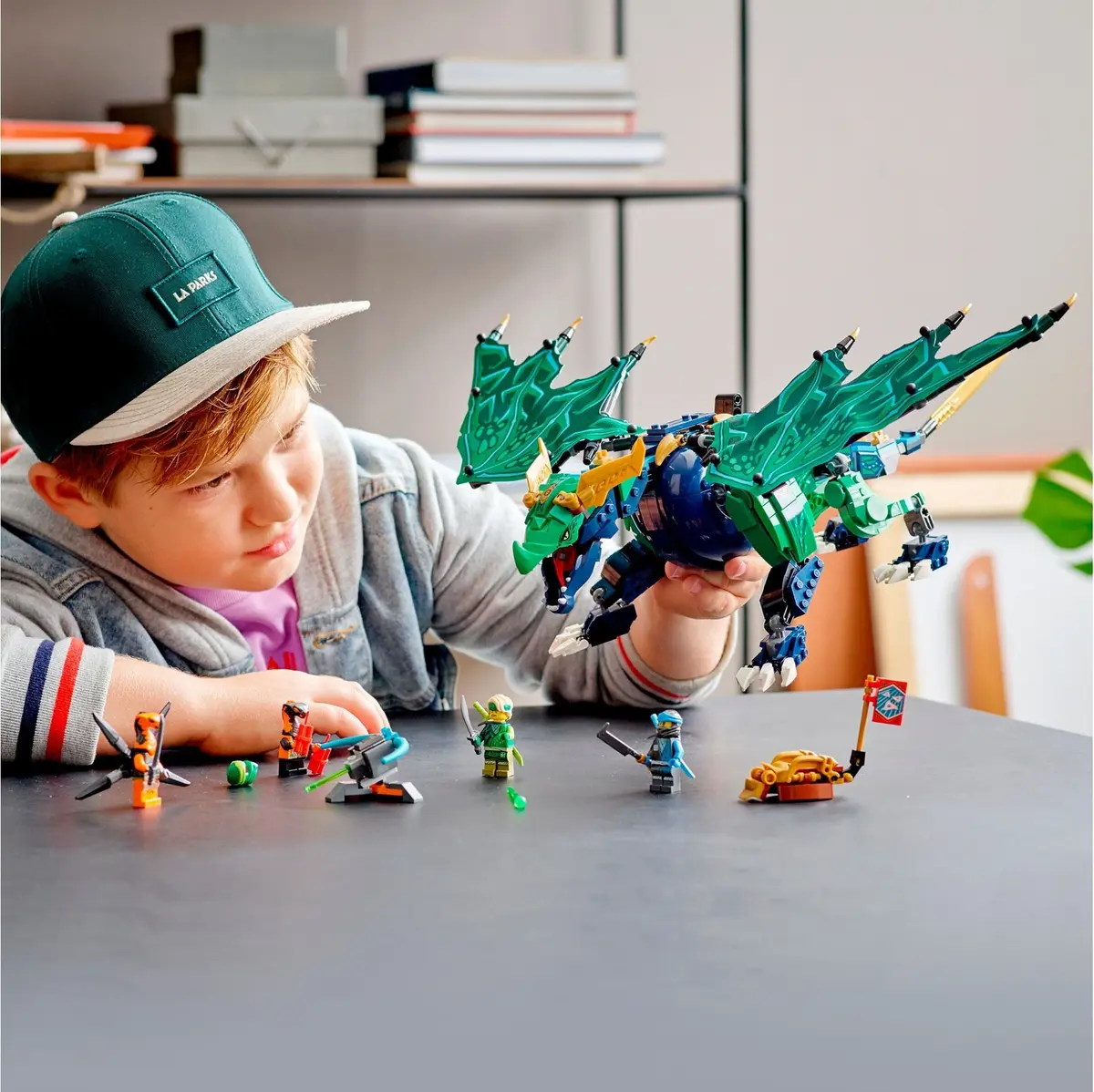 LEGO Ninjago 71766 Lloyd's Legendary Dragon set, image 8