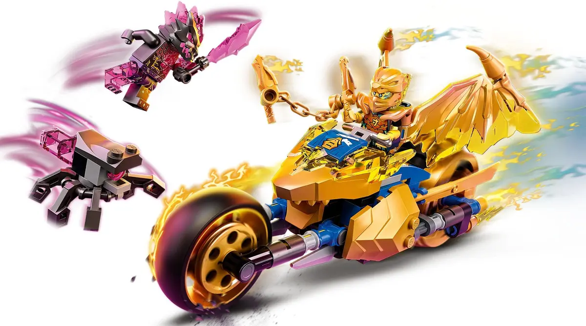 LEGO Ninjago 71768 Jay's Golden Dragon Motorbike set, image 3