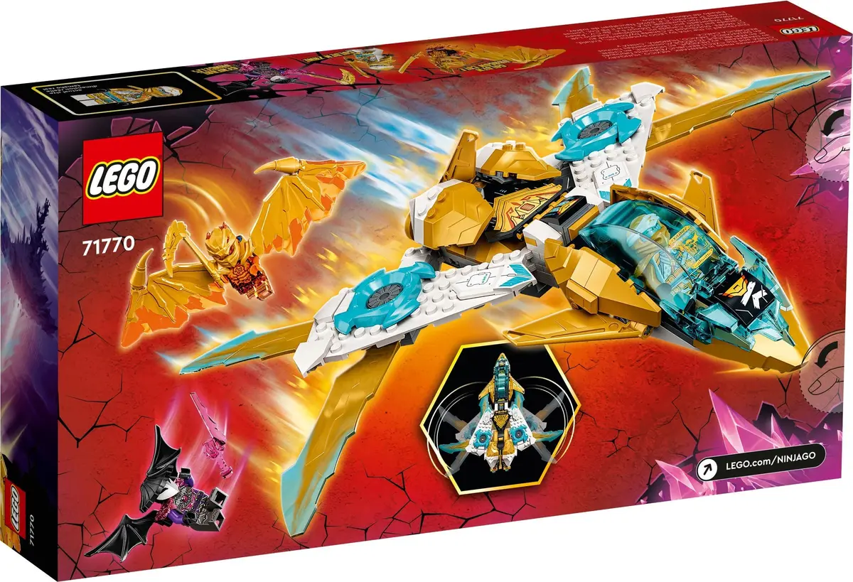 LEGO Ninjago 71770 Zane's Golden Dragon Jet set, image 5