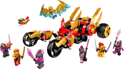 LEGO Ninjago 71773 Kai's Golden Dragon Raider set