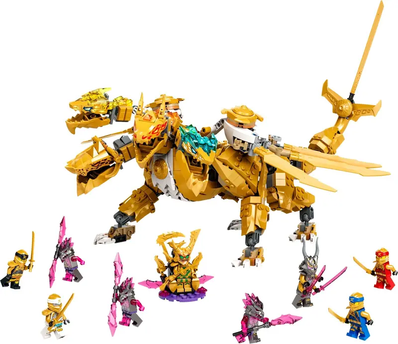LEGO Ninjago 71774 Lloyd's Golden Ultra Dragon set
