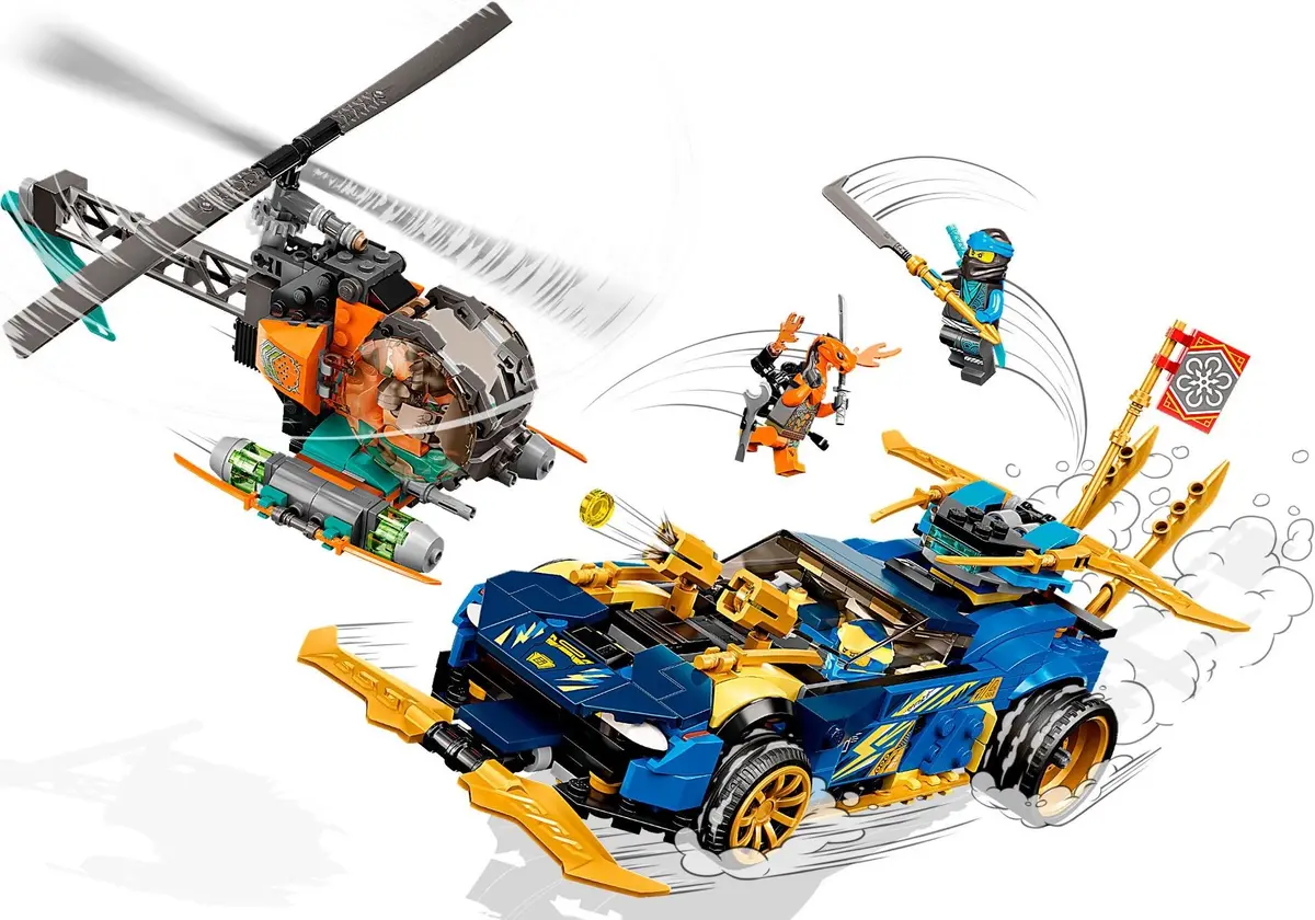 LEGO Ninjago 71776 Jay and Nya's Race Car EVO set, image 7