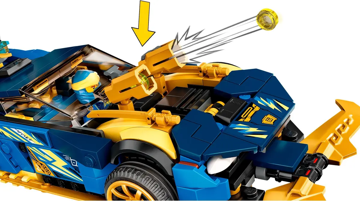 LEGO Ninjago 71776 Jay and Nya's Race Car EVO set, image 5