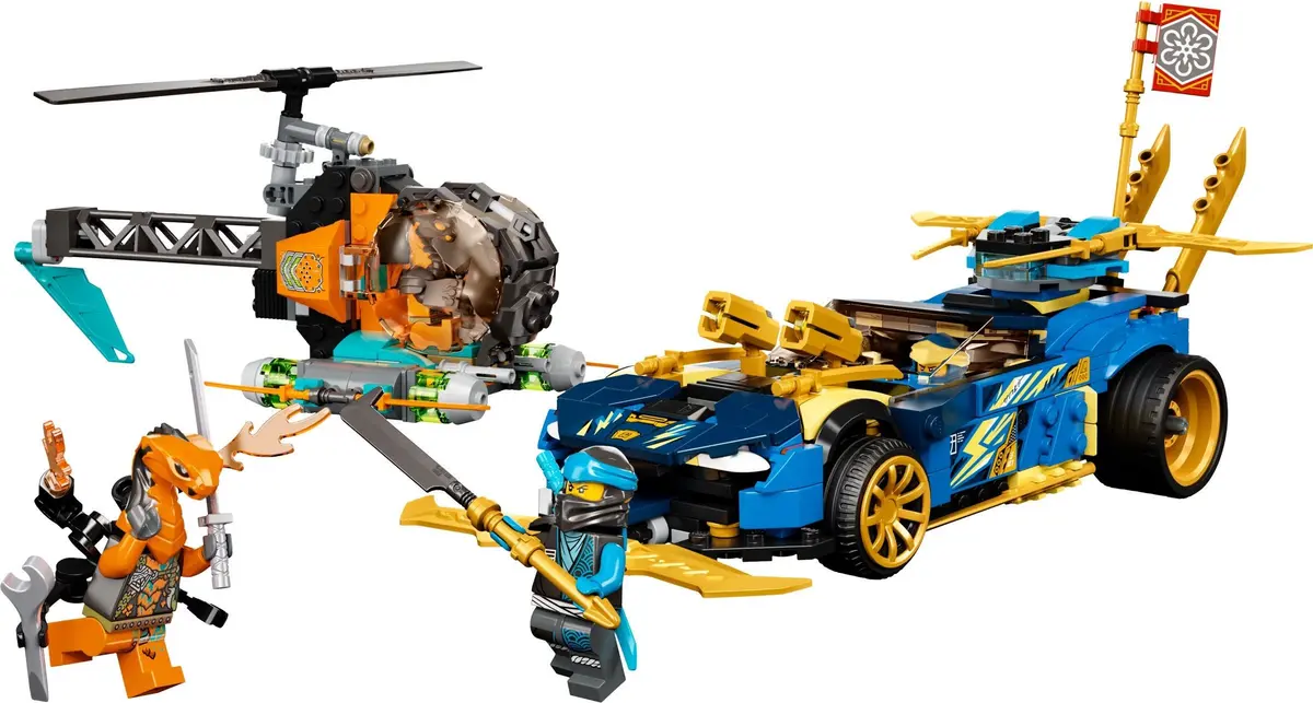 LEGO Ninjago 71776 Jay and Nya's Race Car EVO set