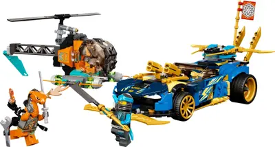 LEGO Ninjago 71776 Jay and Nya's Race Car EVO set