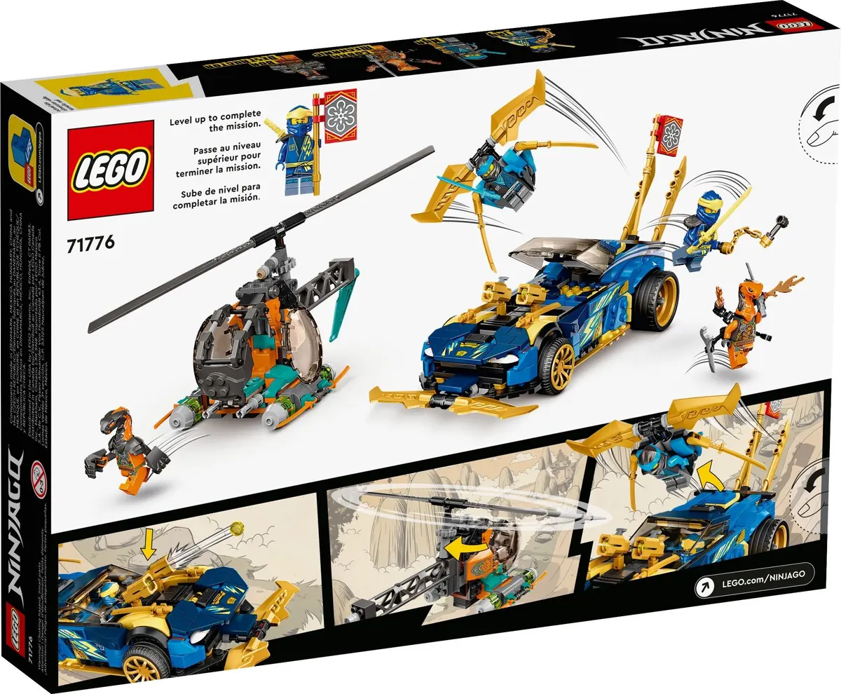 LEGO Ninjago 71776 Jay and Nya's Race Car EVO set, image 8