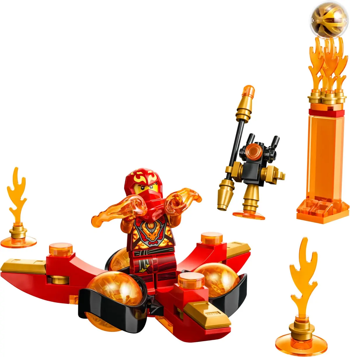 LEGO Ninjago 71777 Kai's Dragon Power Spinjitzu Flip set