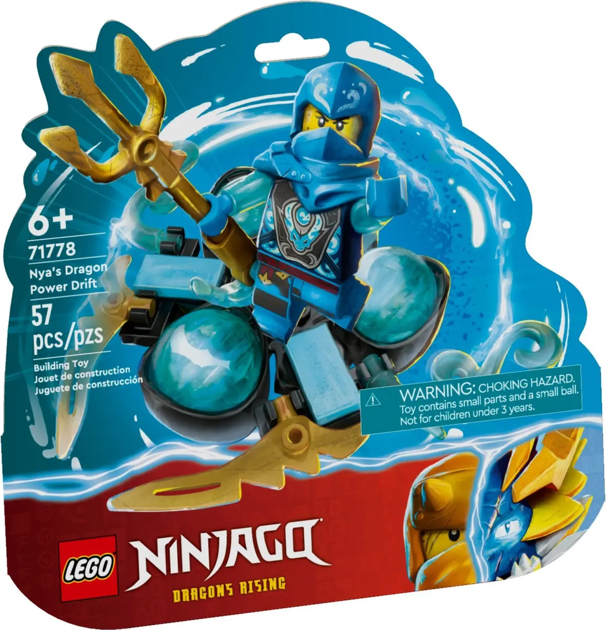 LEGO Ninjago 71778 Nya's Dragon Power Spinjitzu Drift set, image 2