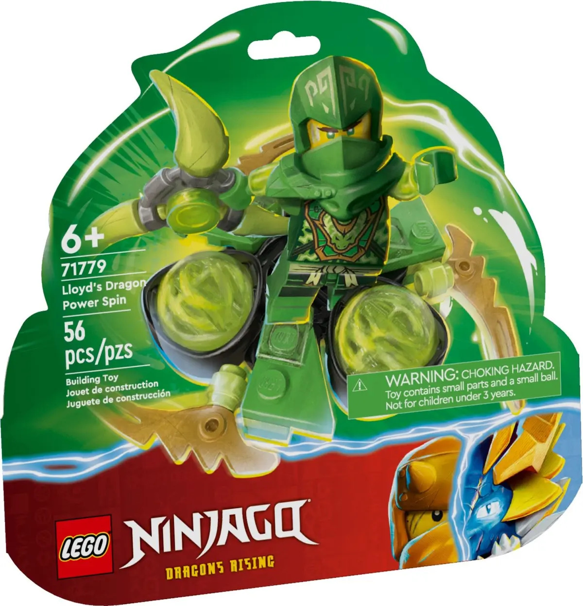 LEGO Ninjago 71779 Lloyd's Dragon Power Spinjitzu Spin set, image 2