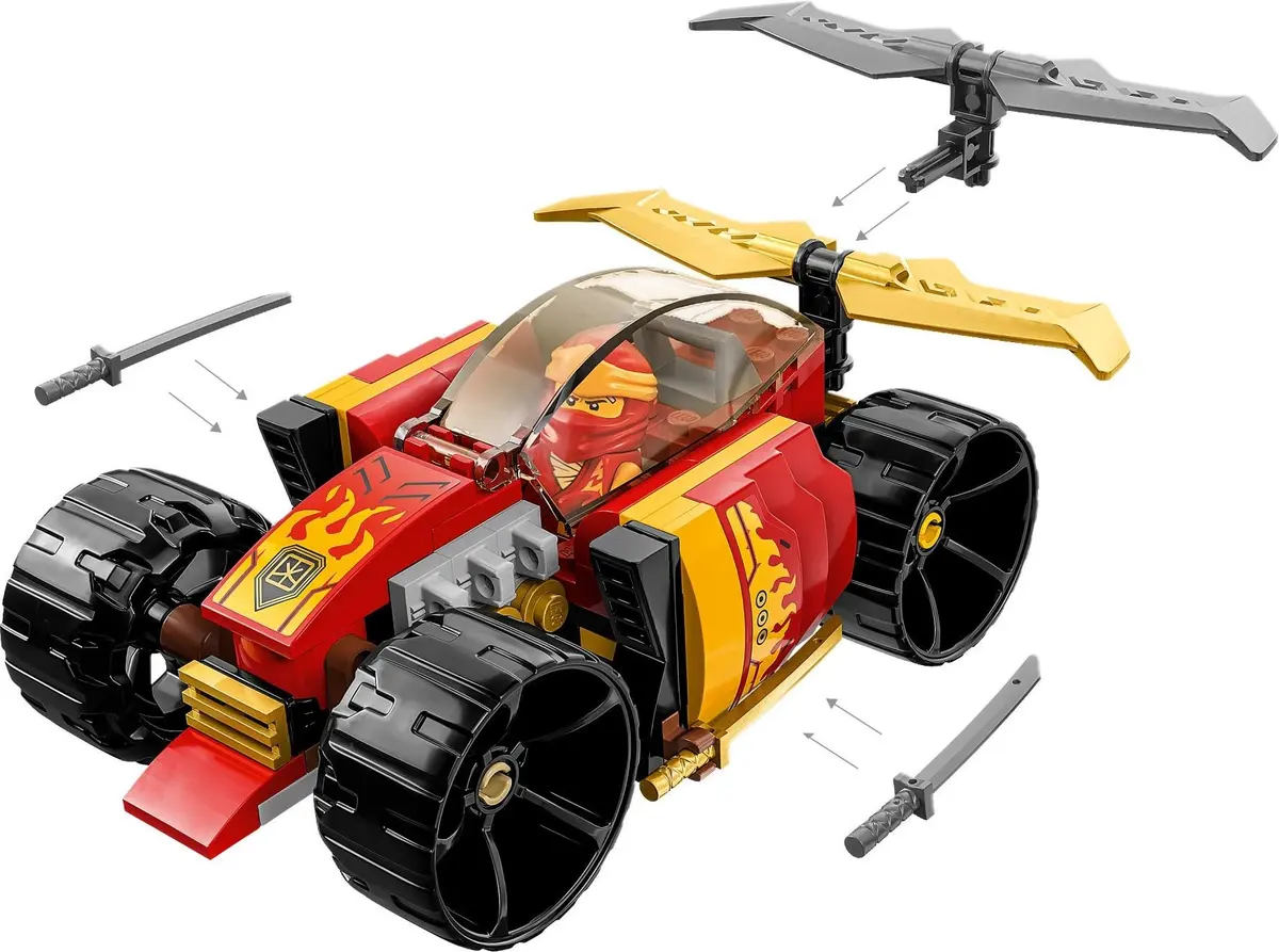 LEGO Ninjago 71780 Kai's Ninja Race Car EVO set, image 4
