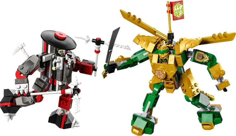 LEGO Ninjago 71781 Lloyd's Mech Battle EVO set
