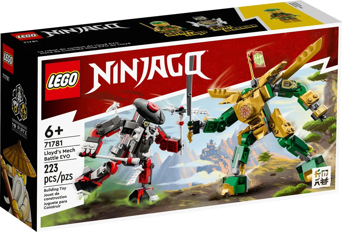 LEGO Ninjago 71781 Lloyd's Mech Battle EVO set, image 2
