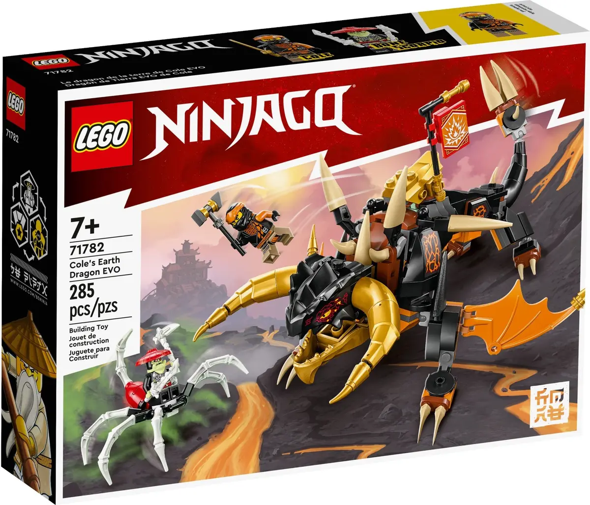 LEGO Ninjago 71782 Cole's Earth Dragon EVO set, image 2