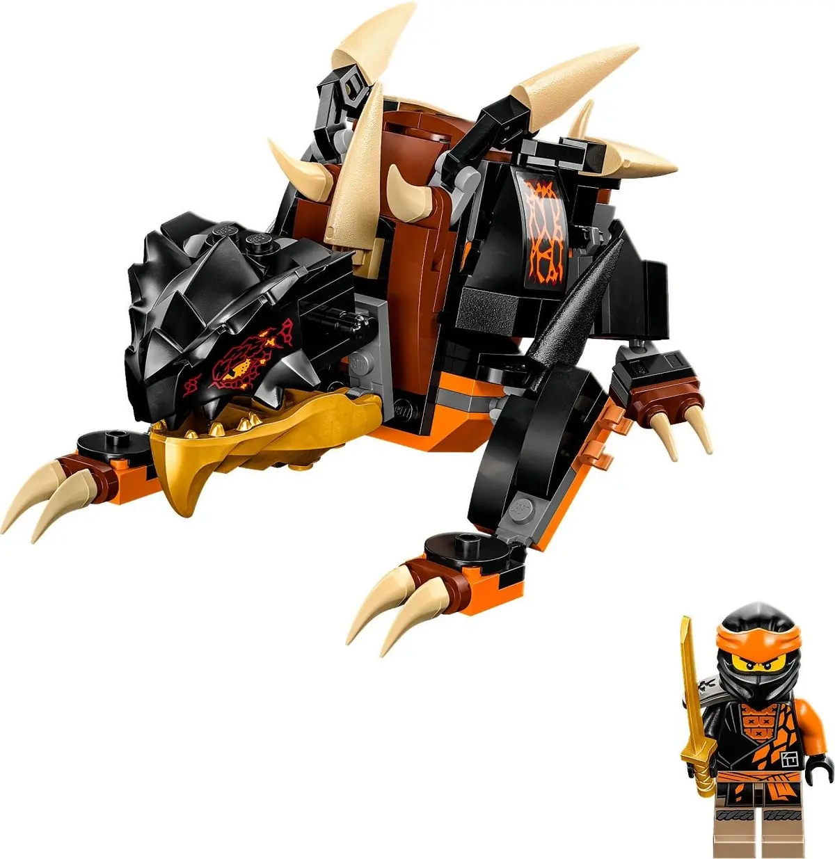 LEGO Ninjago 71782 Cole's Earth Dragon EVO set, image 3