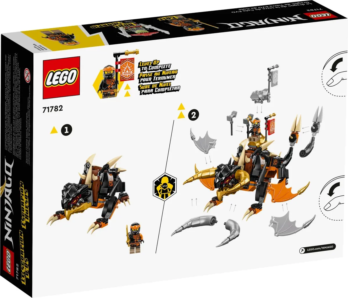 LEGO Ninjago 71782 Cole's Earth Dragon EVO set, image 6