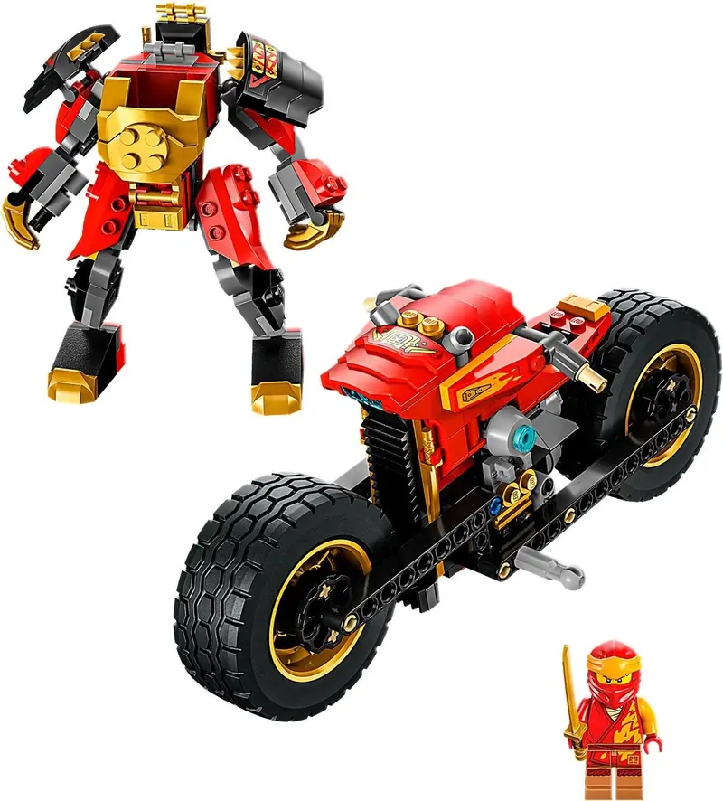 LEGO Ninjago 71783 Kai's Mech Rider EVO set, image 3