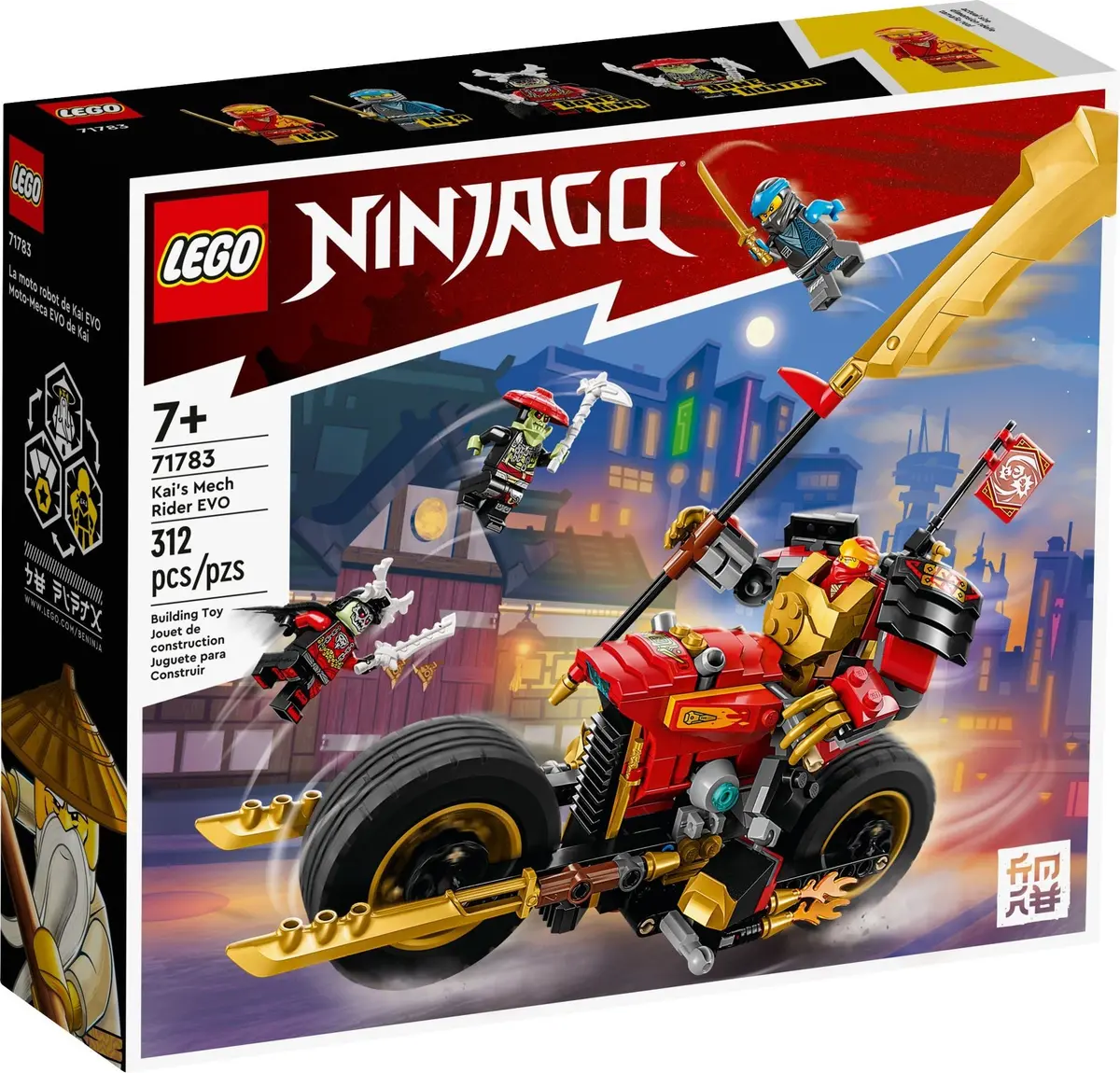LEGO Ninjago 71783 Kai's Mech Rider EVO set, image 2
