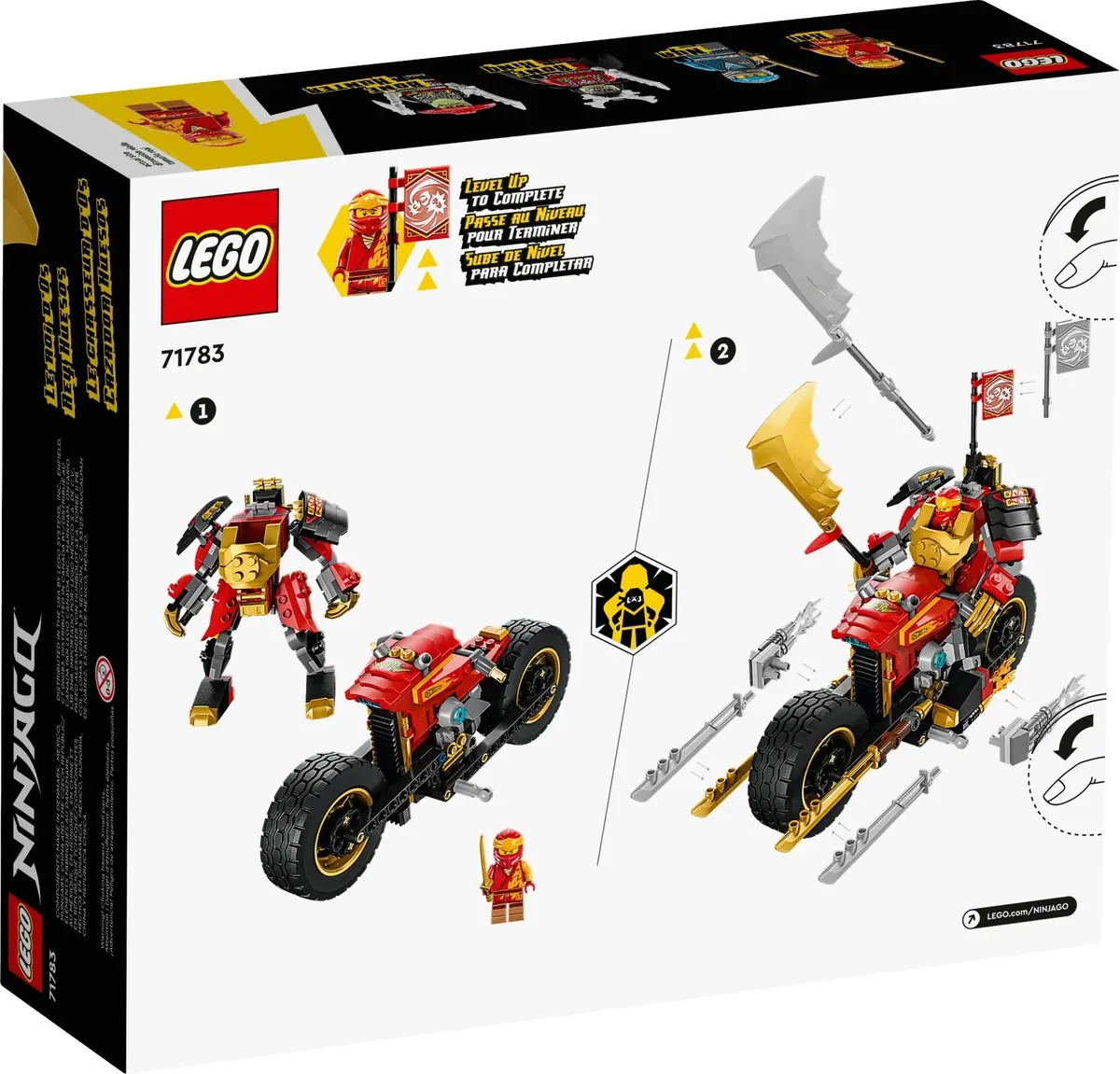 LEGO Ninjago 71783 Kai's Mech Rider EVO set, image 6