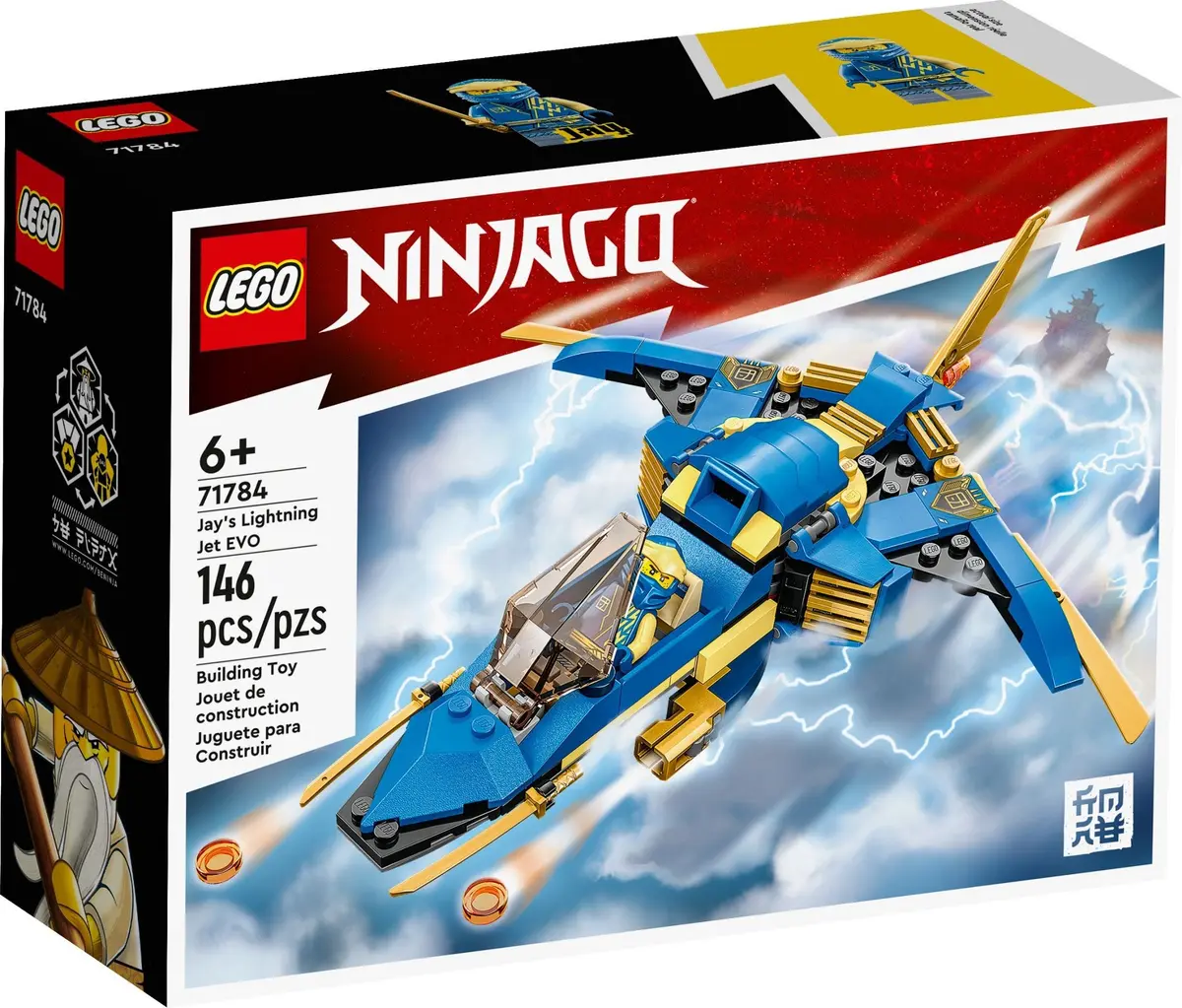 LEGO Ninjago 71784 Jay's Lightning Jet EVO set, image 2