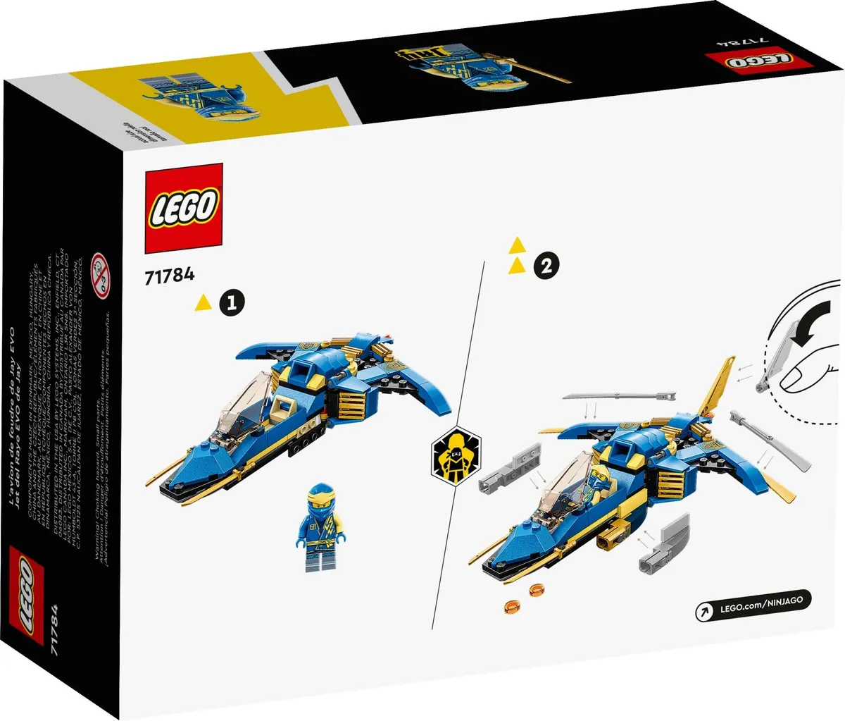 LEGO Ninjago 71784 Jay's Lightning Jet EVO set, image 5