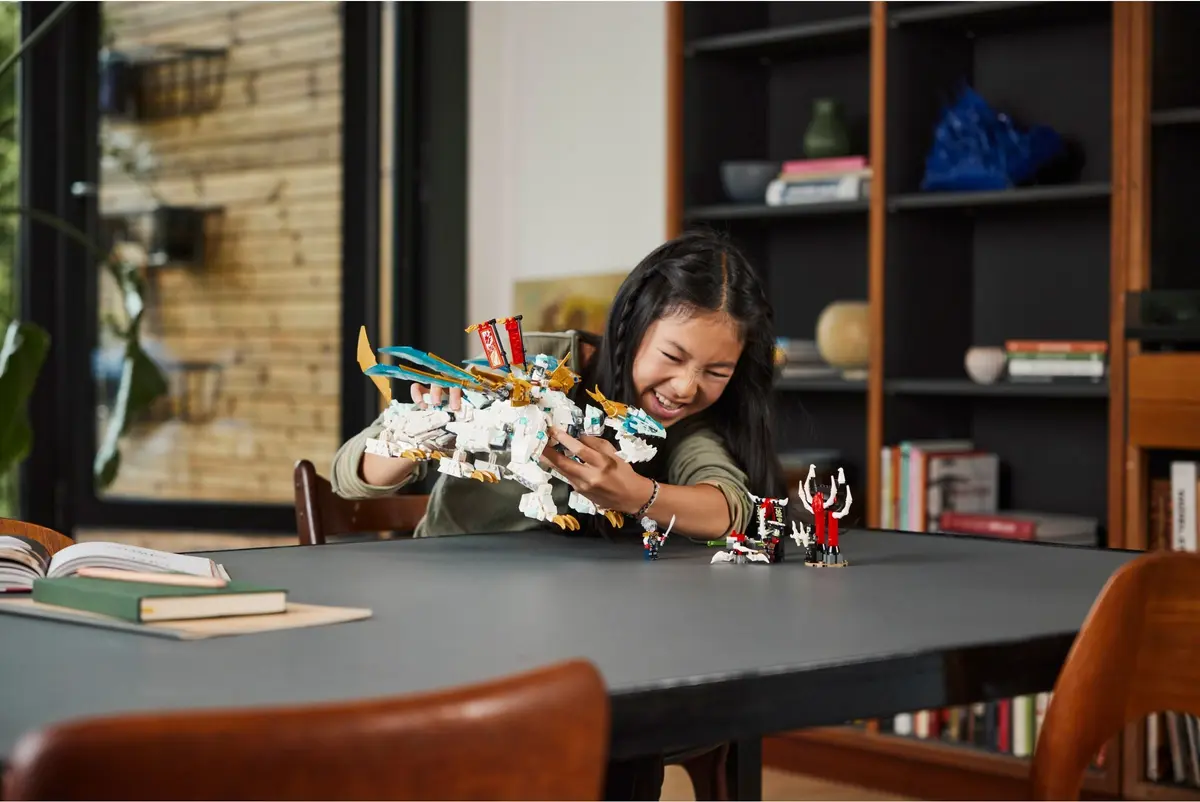 LEGO Ninjago 71786 Zane's Ice Dragon Creature set, image 6