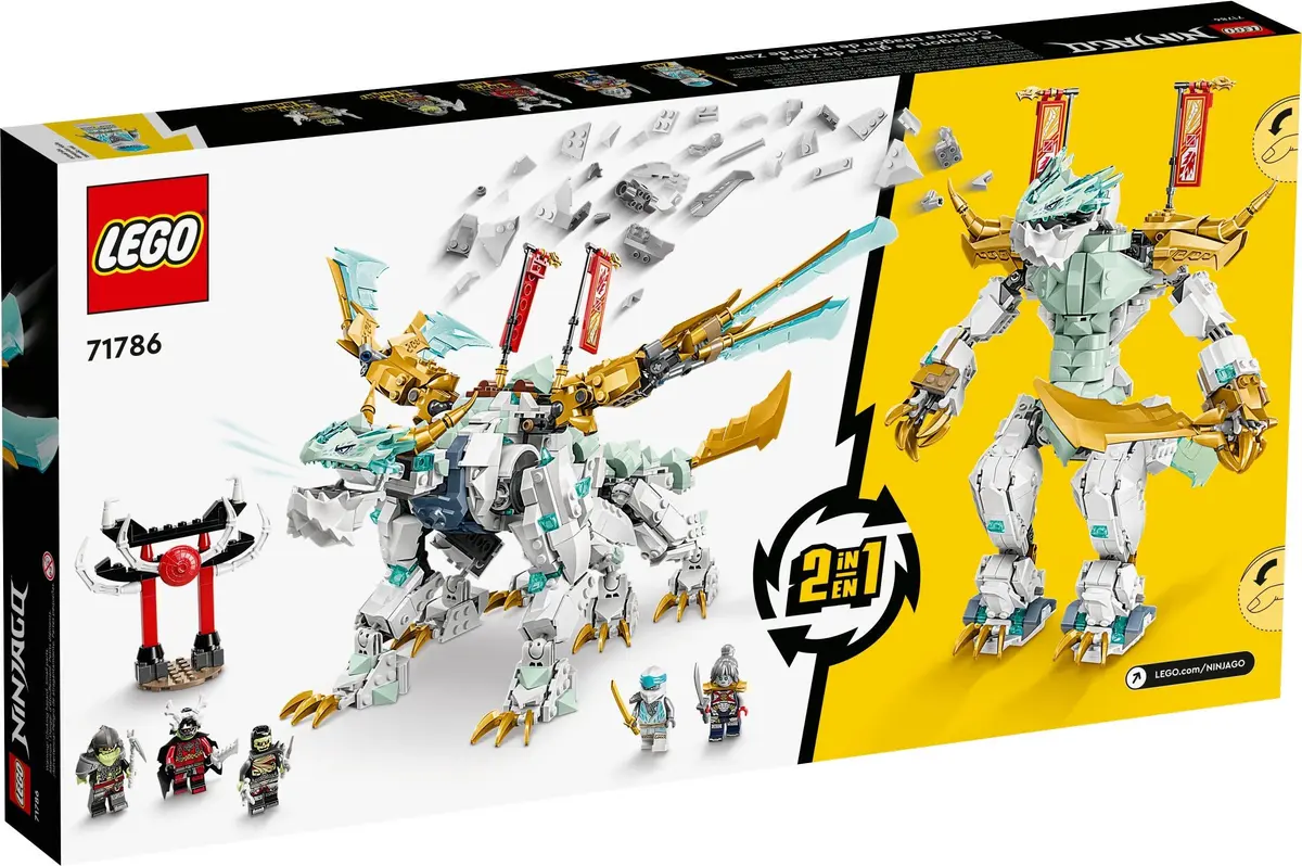 LEGO Ninjago 71786 Zane's Ice Dragon Creature set, image 5